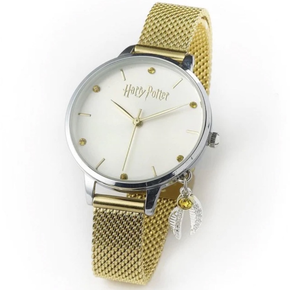 Harry Potter Golden Snitch Charm Watch Embellished with Crystals